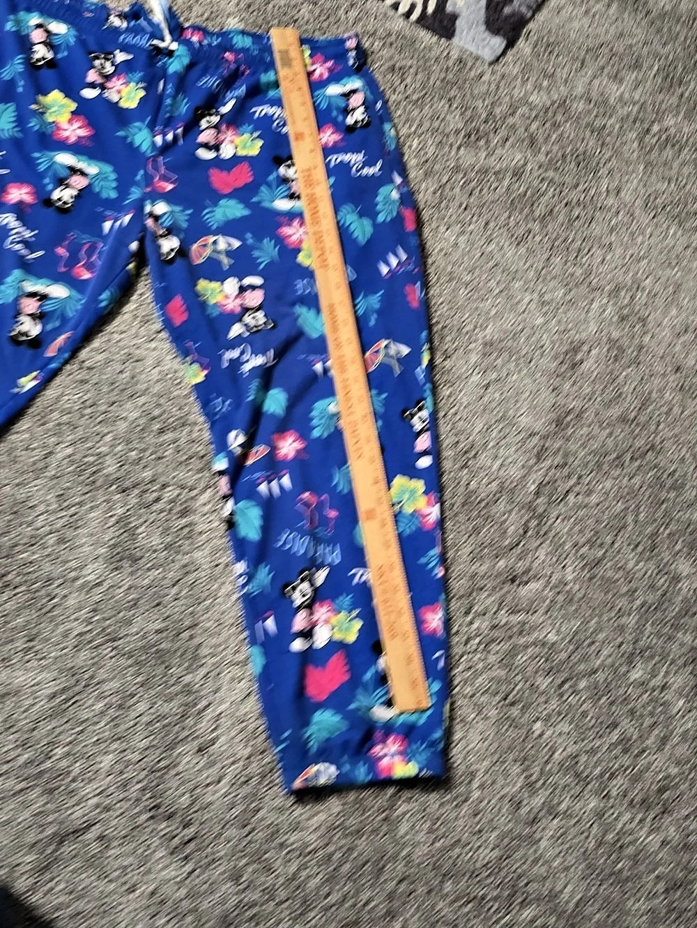 Disney Mickey Mouse Tropical Paradise Jogger Pajama Pants Leggings - Picture 2 of 5
